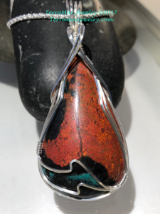 Sonora Sunrise Jasper in .935 Argentium Silver