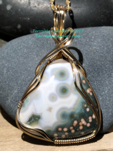 Ocean Jasper in 14K Gold Filled