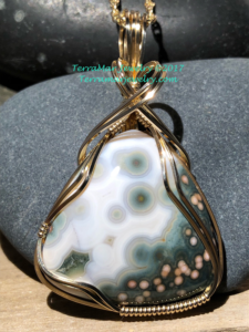 Ocean Jasper in 14K Gold Filled 